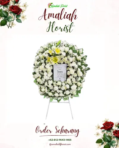 Krans Bunga Duka Cita di Kelor